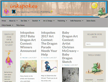 Tablet Screenshot of inkspokes.com